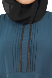 umbrellla abaya with lace work - indianfashionstore.com